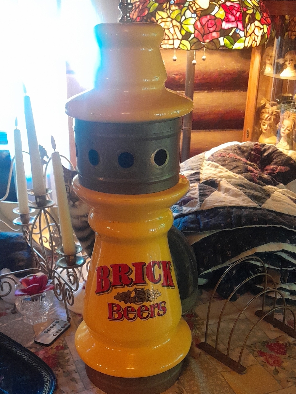 Brick Beer Tower 4 Hole Tap